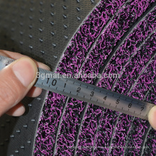 Plastic carpets slip resistant pvc coil car floor mat with anti nail backing